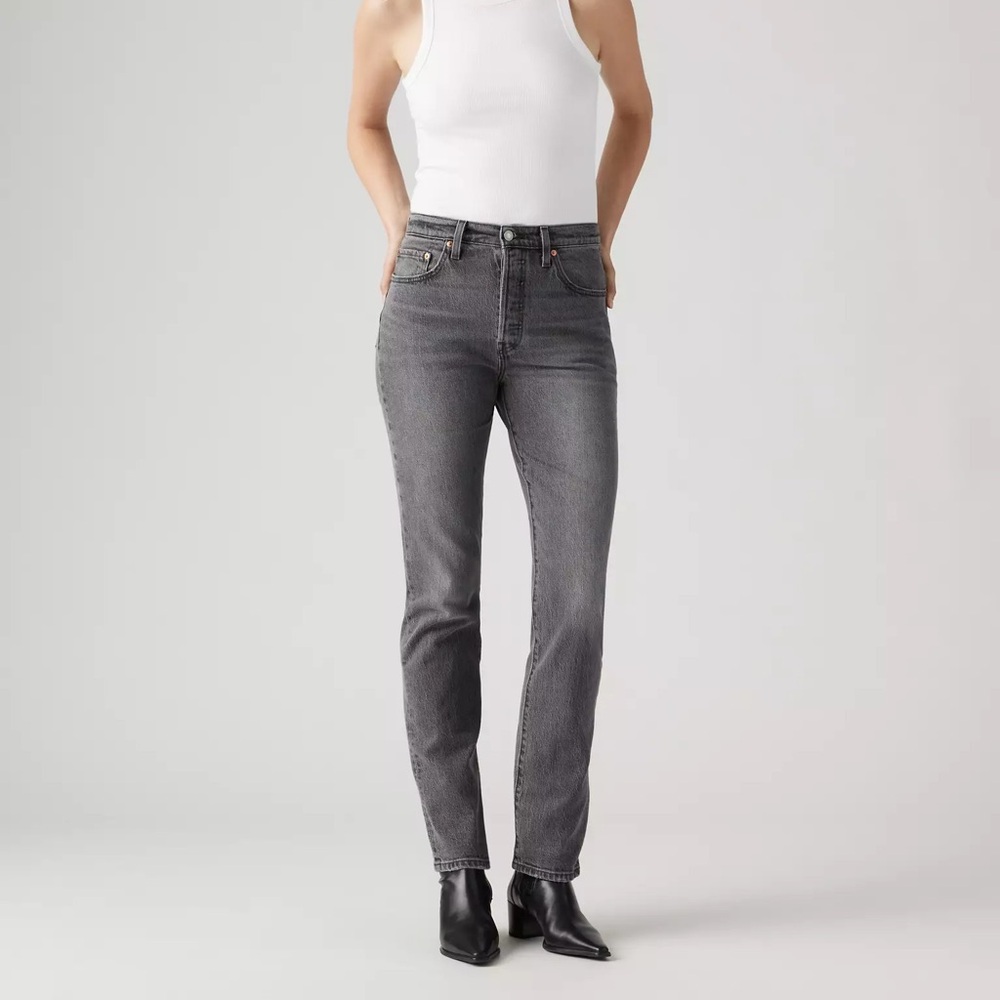 Levi's 501 Original Fit Women’s Jeans - Swan Island (Black) - 26x32